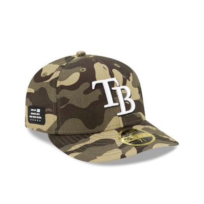 Sapca New Era Tampa Bay Rays MLB Armed Forces Weekend Low Profile 59FIFTY Fitted - Verzi